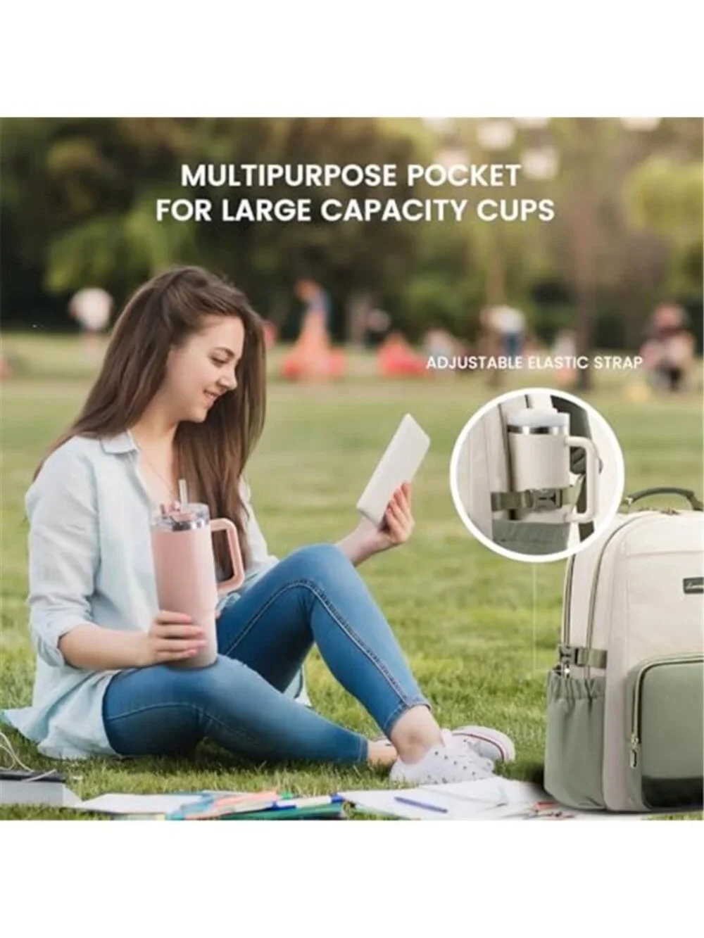 Womens Laptop Backpack Travel Work School Computer Bag Large Carry On Backpack